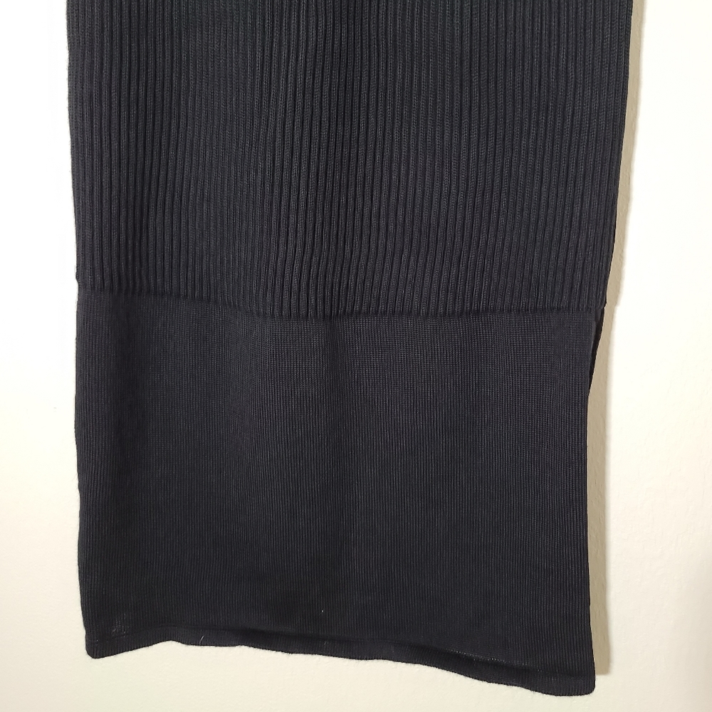 Vintage Joseph Tricot Ribbed Wool Midi Skirt - Picture 10 of 15
